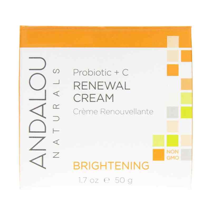 Probiotic + C Renewal Cream, Brightening Formula, by Andalou Naturals