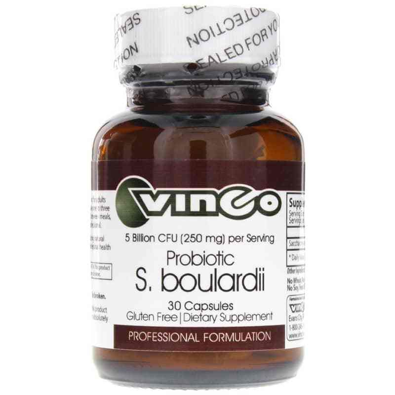 Probiotic S. boulardii 5 Billion CFU, 30 Capsules, by Vinco