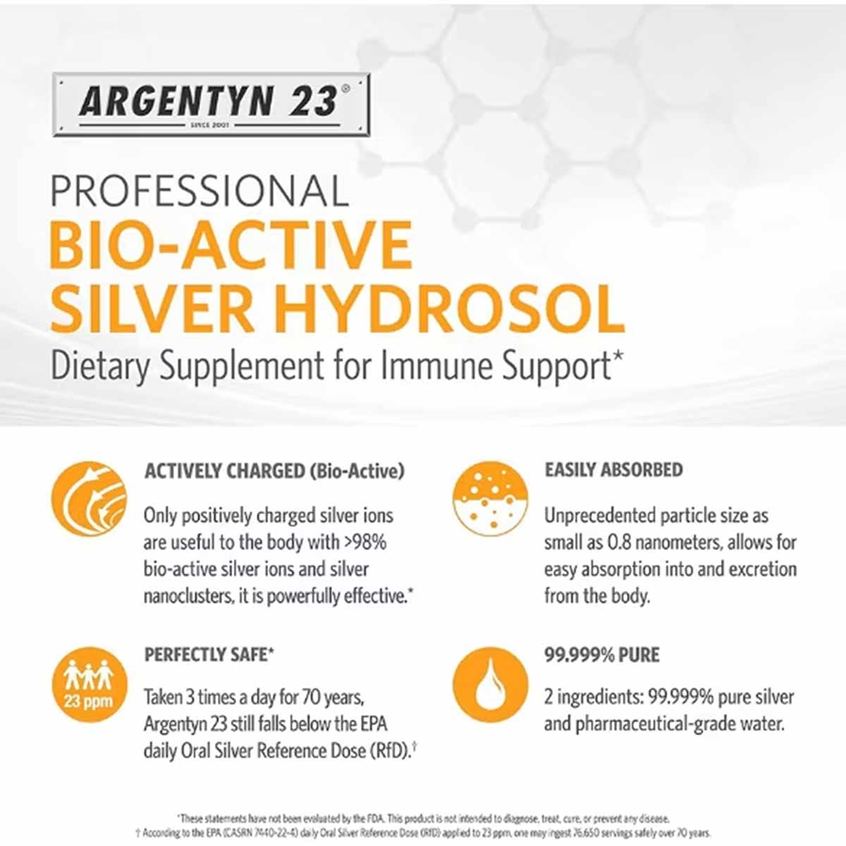 Professional Bio-Active Silver, by Argentyn 23