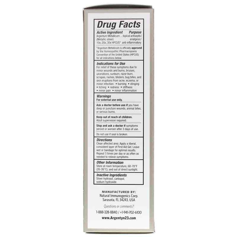 Professional Silver First Aid Gel, 2 Oz, by Argentyn 23, image #2