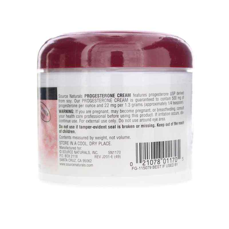 新品未開封！SOURCE NATURALS プロゲステロンクリーム 3個セット プロゲステロンクリーム Progesterone Cream 113.4g（クリーム