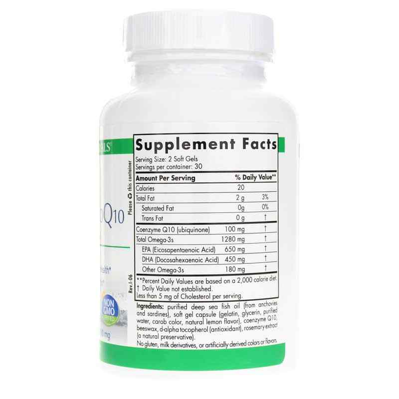 ProOmega CoQ10, 60 Softgels, by Nordic Naturals, image #2