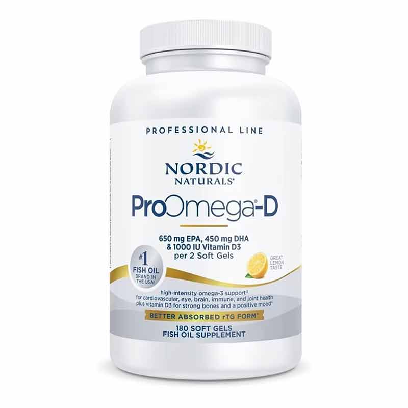 ProOmega-D, 180 Softgels, by Nordic Naturals