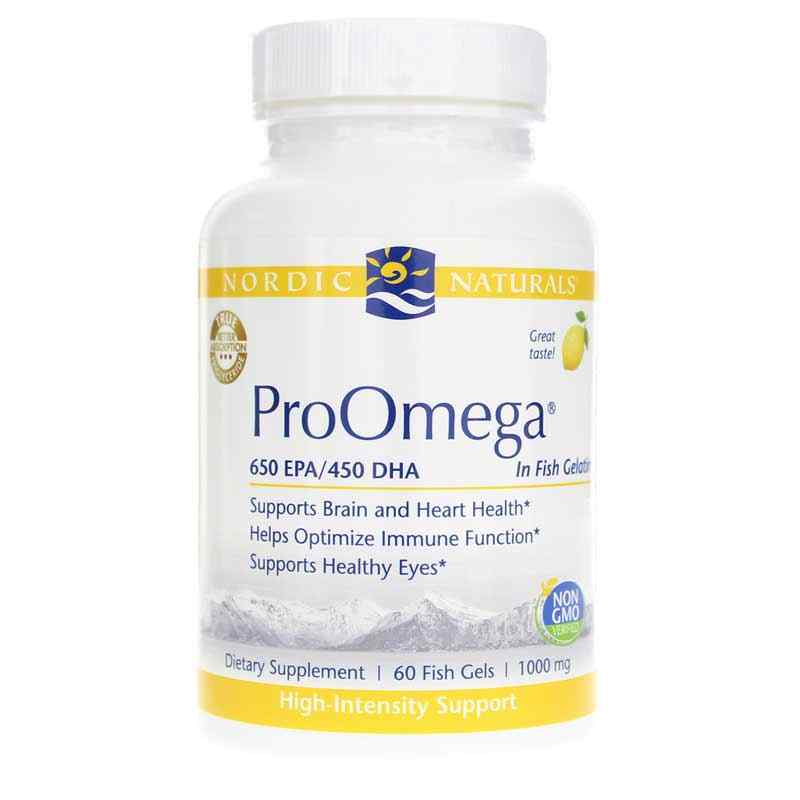 ProOmega in Fish Gelatin, by Nordic Naturals