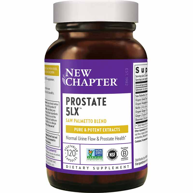 Prostate 5LX, 120 Veg Capsules, by New Chapter