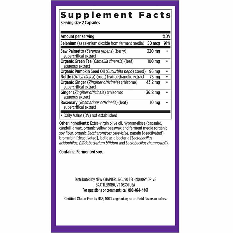 Prostate 5LX, 180 Veg Capsules, by New Chapter, image #2