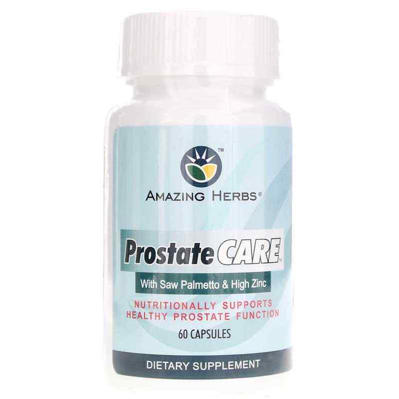 Prostate Care with Saw Palmetto, by Amazing Herbs