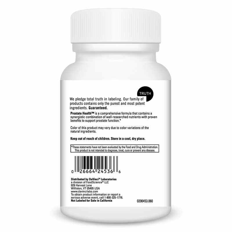 Prostate Health, by DaVinci Labs, image #3
