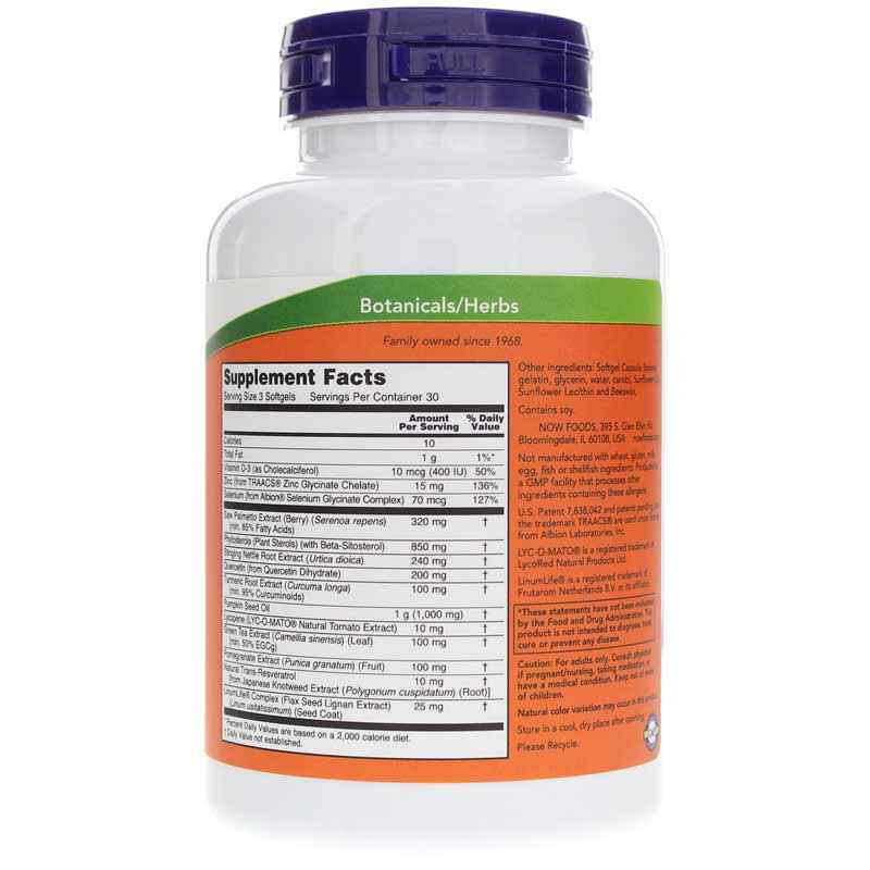 Prostate Health Clinical Strength, 90 Softgels, by NOW Foods, image #2