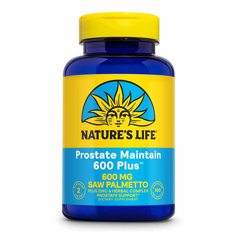 Prostate Maintain 600 Plus, 100 Veg Capsules, by Natures Life