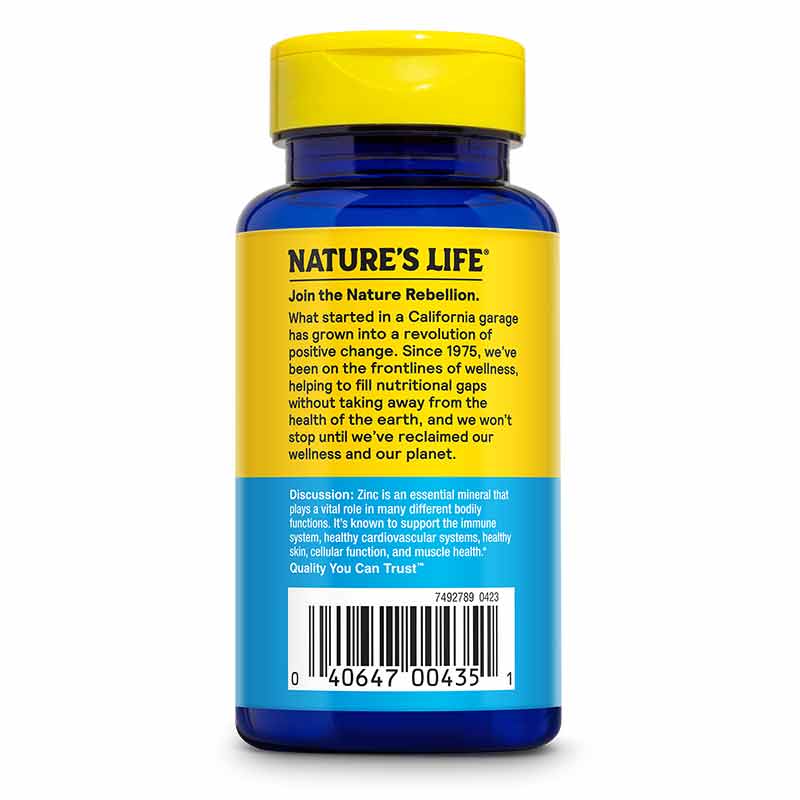 Protecting Zinc 30 Mg with Copper, 100 Veg Capsules, by Natures Life, image #2