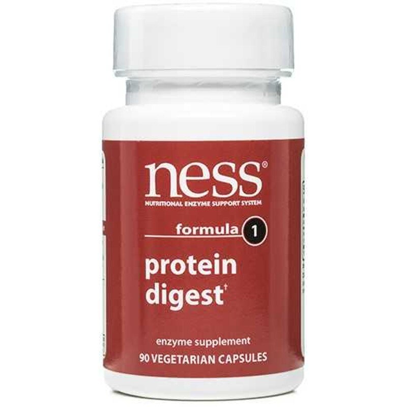 Protein Digest Formula 1, 500 Veg Capsules, by Ness Enzymes
