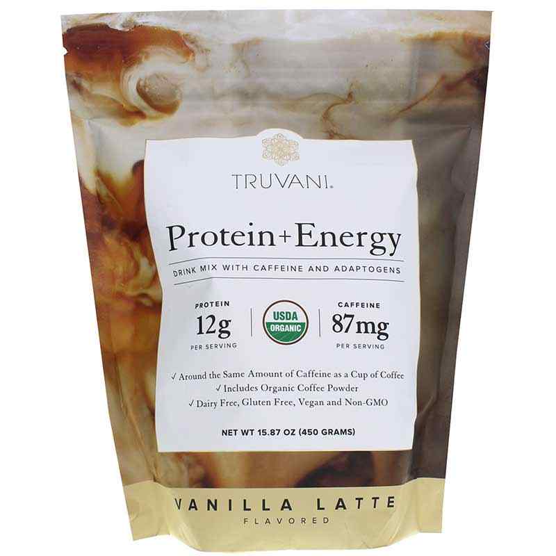 Protein + Energy, Vanilla Latte, by Truvani