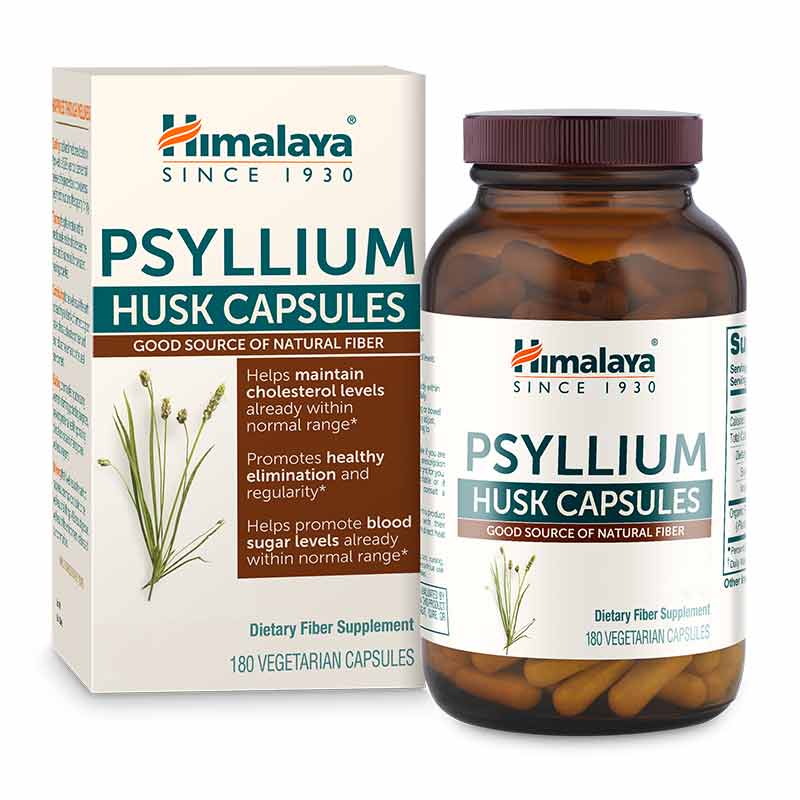 Psyllium Husk Capsules, 180 Veg Capsules, by Himalaya, image #2