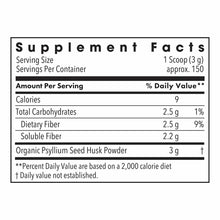 Supplement Facts label showing serving size of 1 scoop (3g) with approximately 150 servings per container and nutritional inf