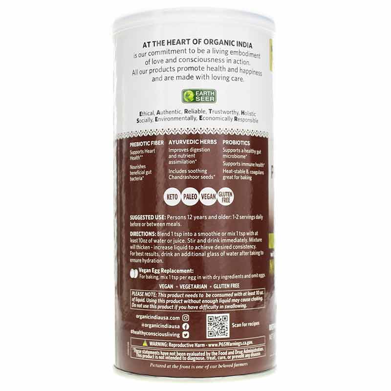 Psyllium Pre & Probiotic Fiber Organic, Cinnamon Spice, by Organic India, image #3