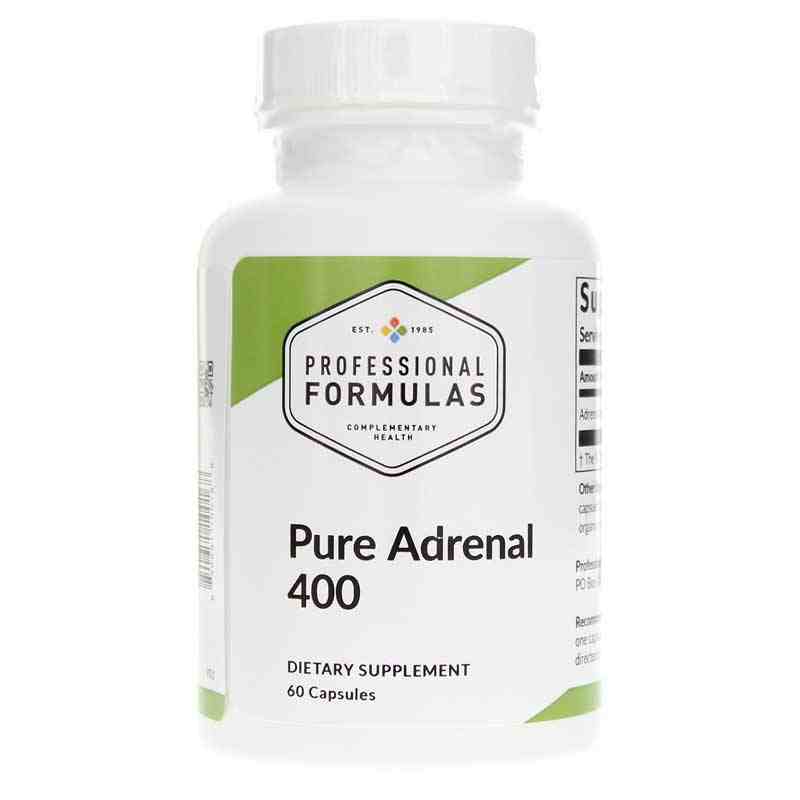 Pure Adrenal 400 Glandular Capsules, by Professional Formulas