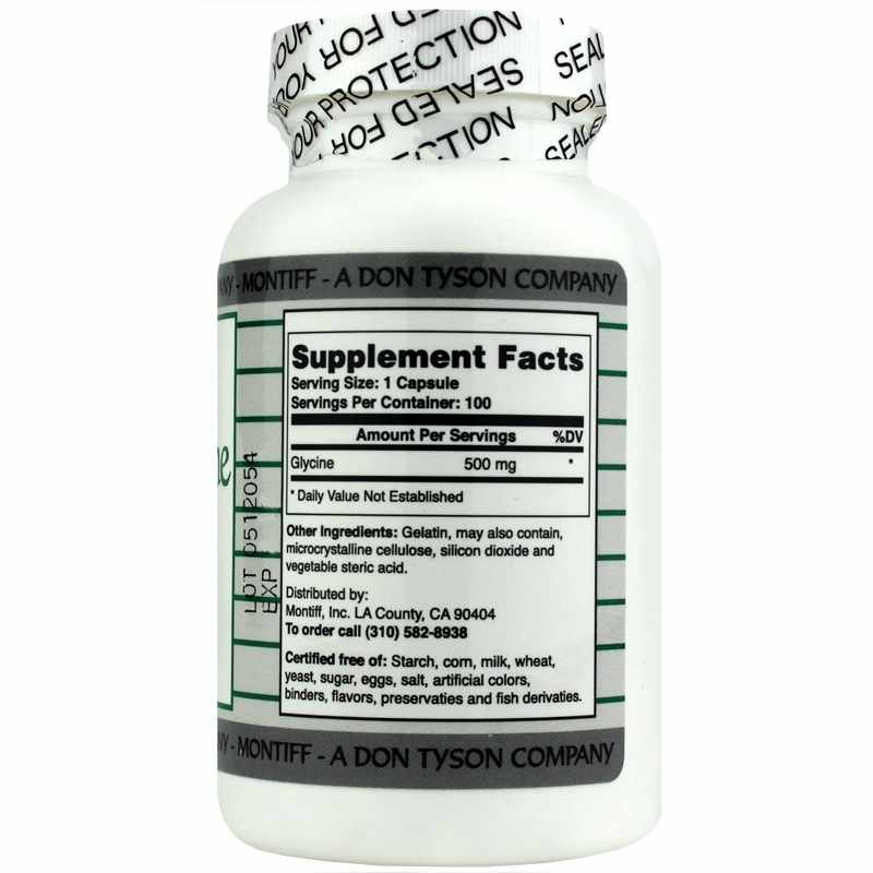 Pure Glycine 500 Mg, by Montiff, image #2