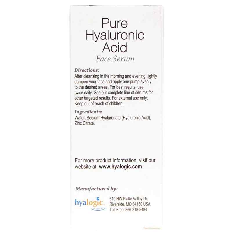 Pure Hyaluronic Acid Face Serum, 1 Oz, by Hyalogic, image #3
