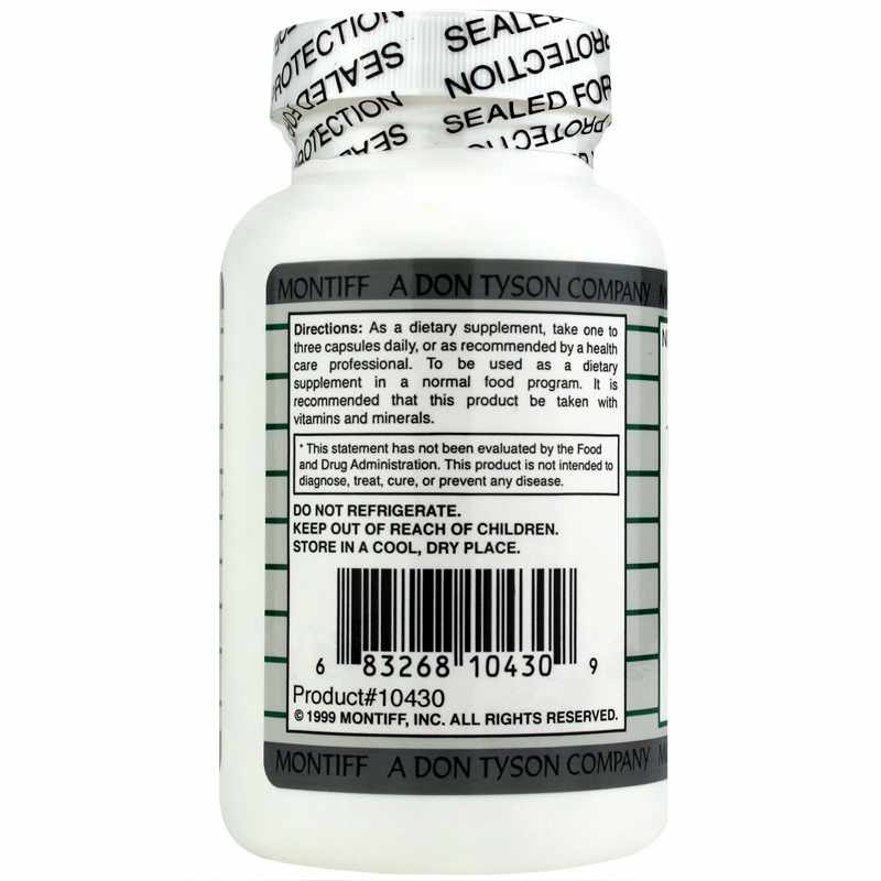 Pure L-Glutamine 500 Mg, 100 Capsules, by Montiff, image #3