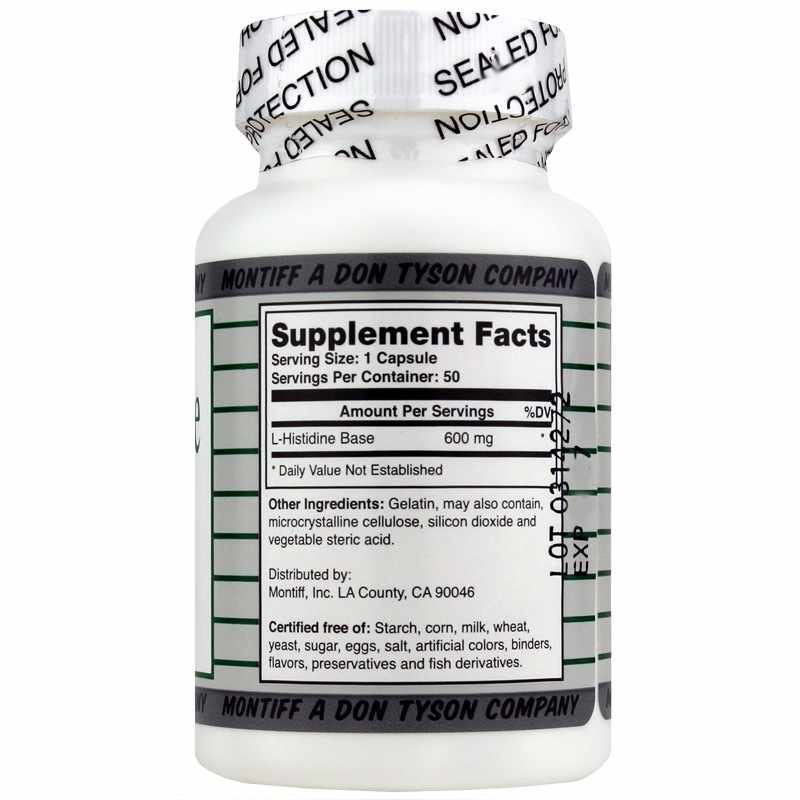 Pure L-Histidine 600 Mg, by Montiff, image #2