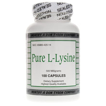 Pure L-Lysine 500 Mg, by Montiff
