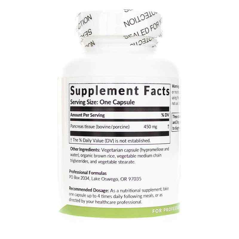 Pure Pancreas Glandular Capsules, by Professional Formulas, image #2