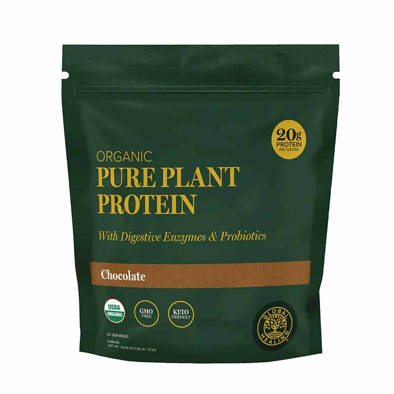 Pure Plant Protein Powder, by Global Healing