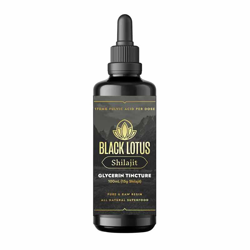 Pure Raw Shilajit Tincture, 7.5 Grams, by Black Lotus Shilajit