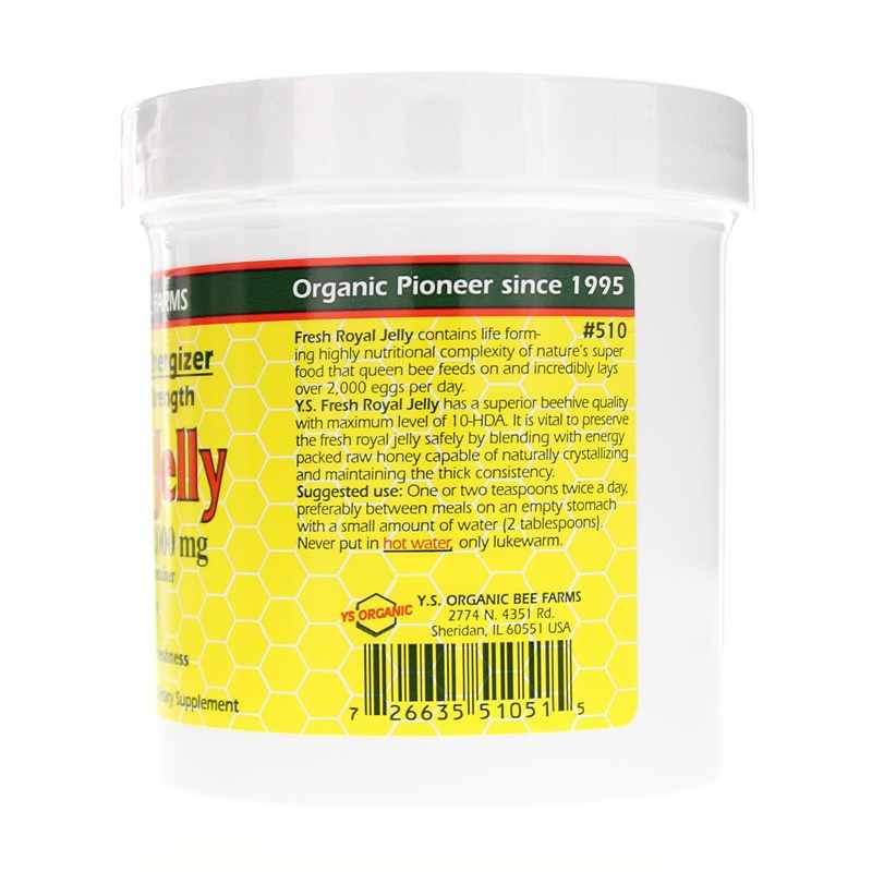 Pure Royal Energizer Royal Jelly in Honey, by YS Organic Bee Farms, image #3