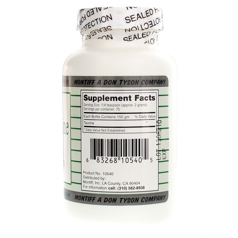 Pure Taurine Powder, by Montiff, image #2