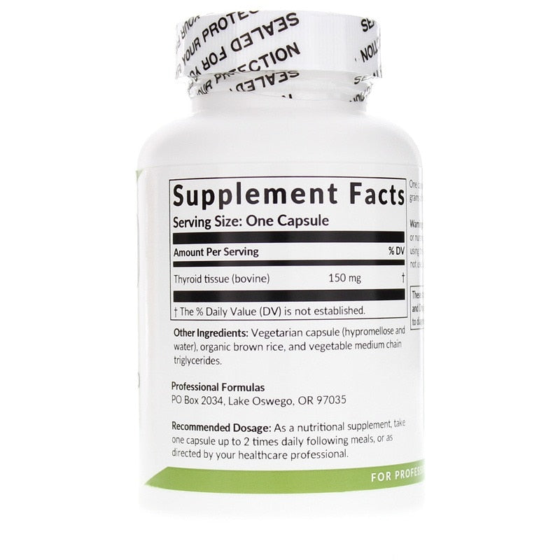 Pure Thyro Glandular Capsules, by Professional Formulas, image #2