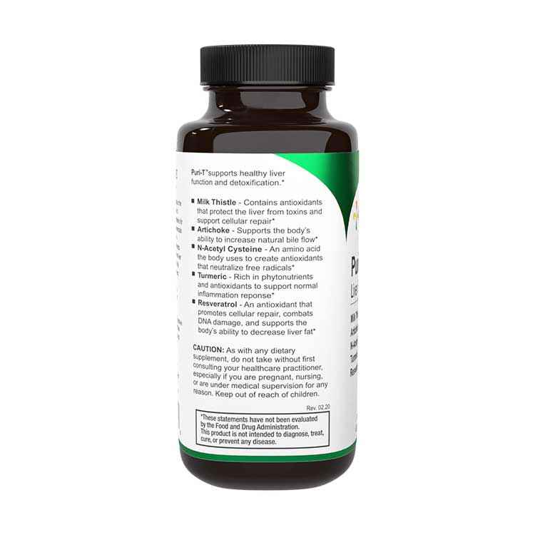 Puri-T, 60 Veg Capsules, by LifeSeasons, image #4