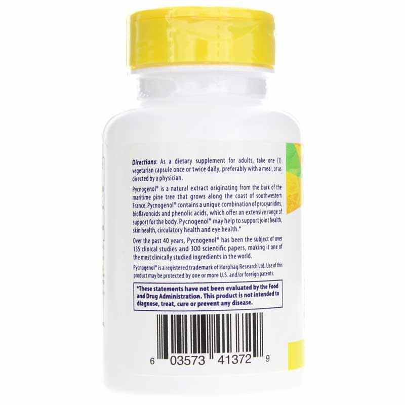 Pycnogenol 100 Mg, 60 Veg Capsules, by Healthy Origins, image #3