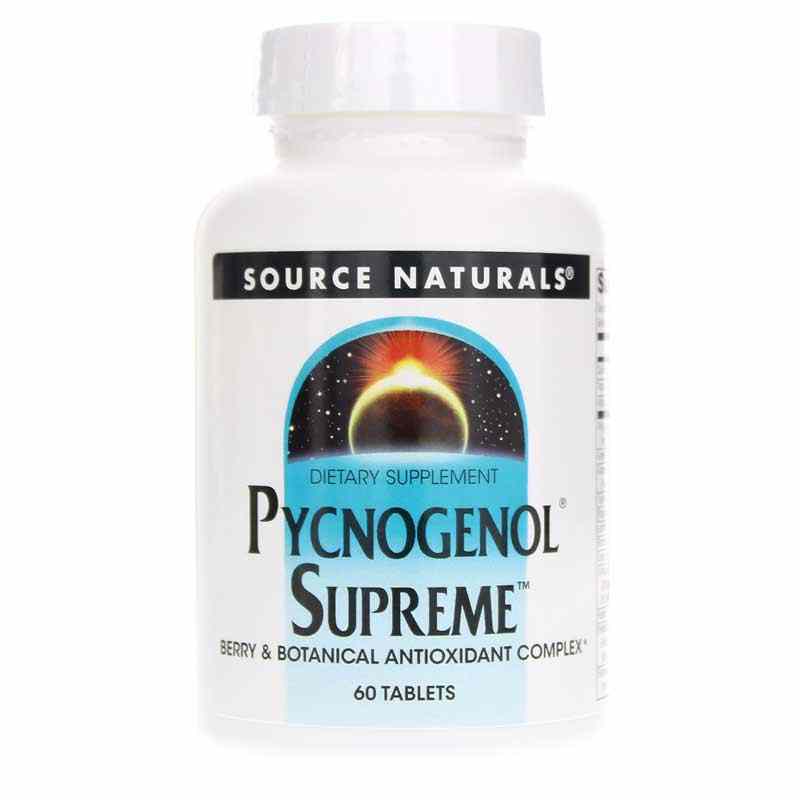 Pycnogenol Supreme, 60 Tablets, by Source Naturals
