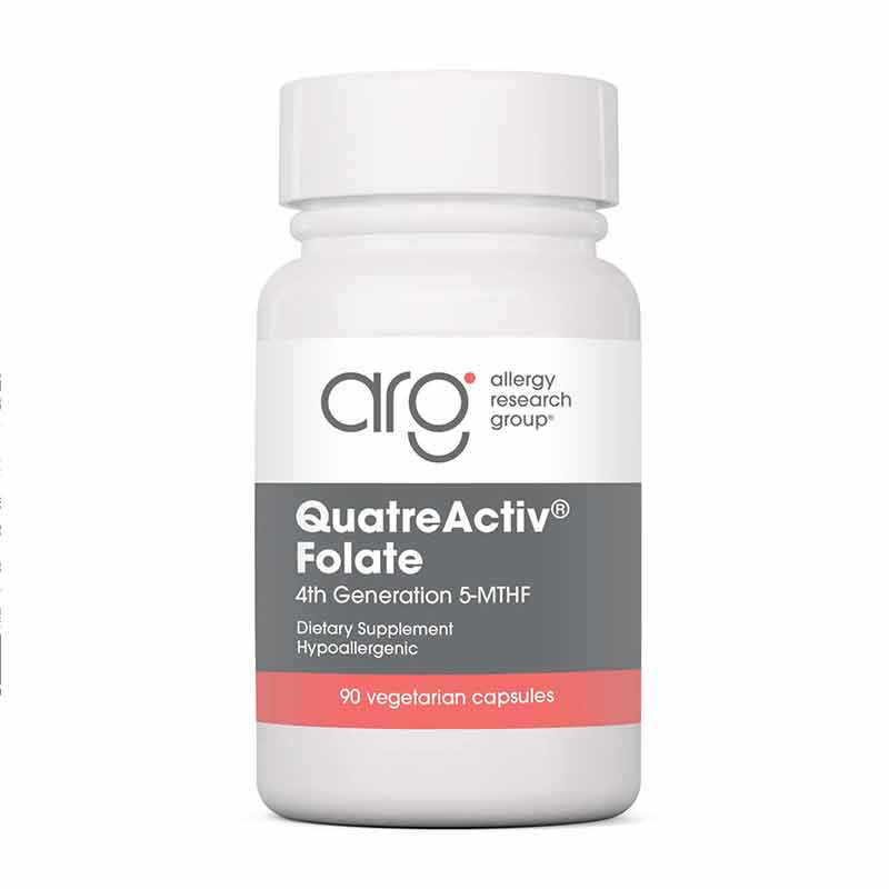 QuatreActiv Folate 4th Generation 5-MTHF, by Allergy Research Group