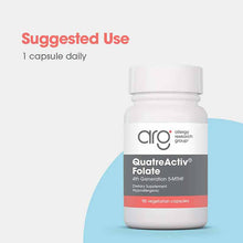 QuatreActiv Folate 4th Generation 5-MTHF, by Allergy Research Group, image #3
