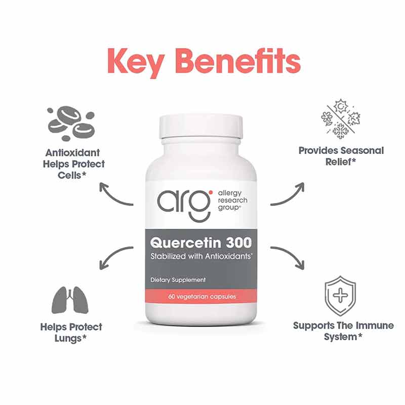 Quercetin 300, by Allergy Research Group, image #4