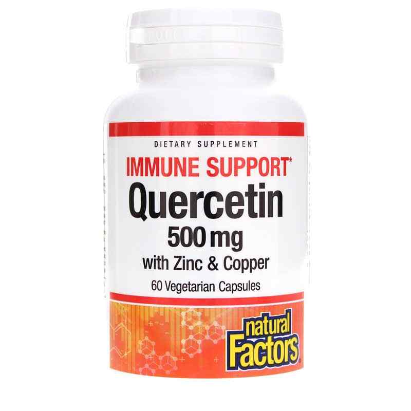 Quercetin 500 Mg with Zinc & Copper, by Natural Factors