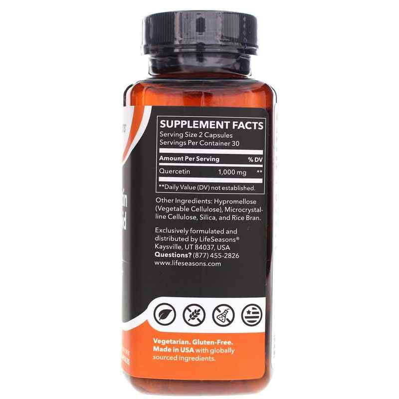 Quercetin Flavonoid 1000 Mg, by LifeSeasons, image #2