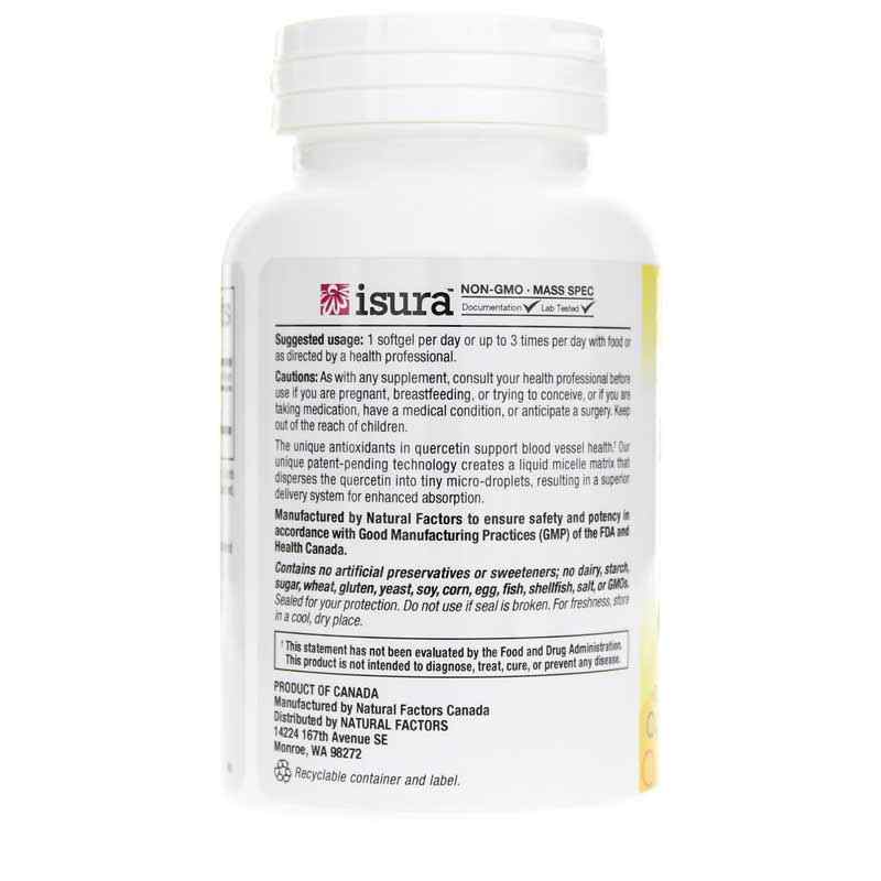 Quercetin LipoMicel Matrix, by Natural Factors, image #3