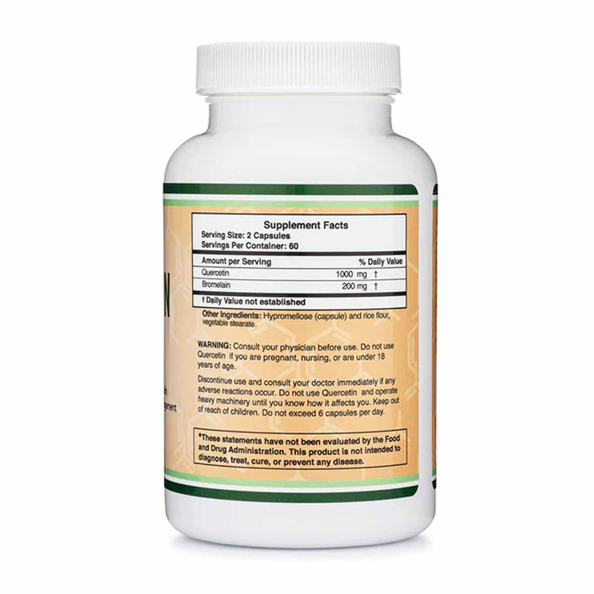 Quercetin with Bromelain, by Double Wood Supplements