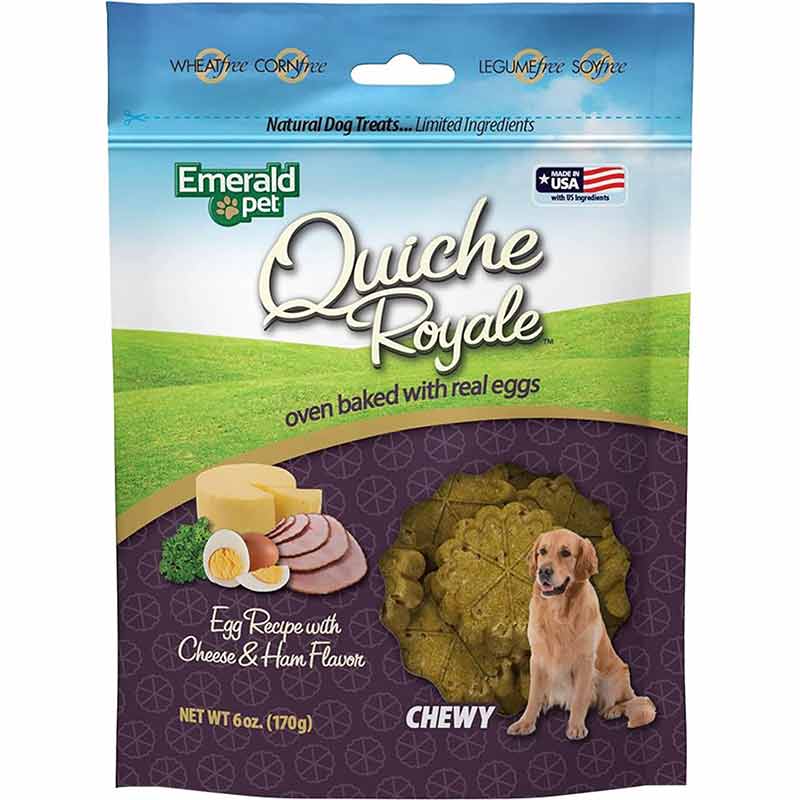 Quiche Royale Chewy Dog Treats, by Emerald Pet