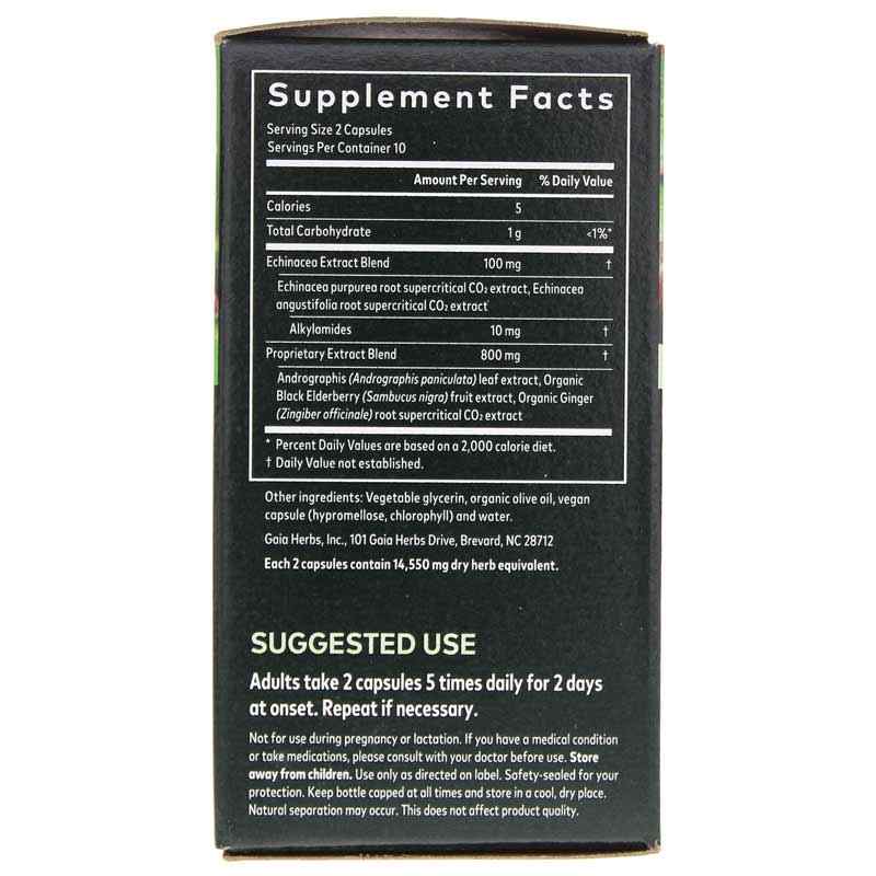 Quick Defense Rapid Relief, 20 Liquid Phyto Caps, by Gaia Herbs, image #2