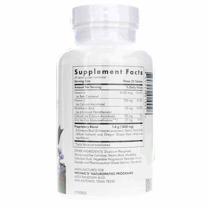 Quick Immune Response, 120 Veg Tablets, by Michael's Health, image #2