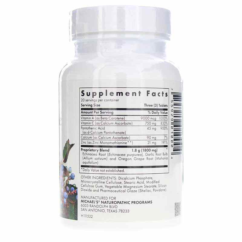 Quick Immune Response, 60 Veg Tablets, by Michael's Health, image #2