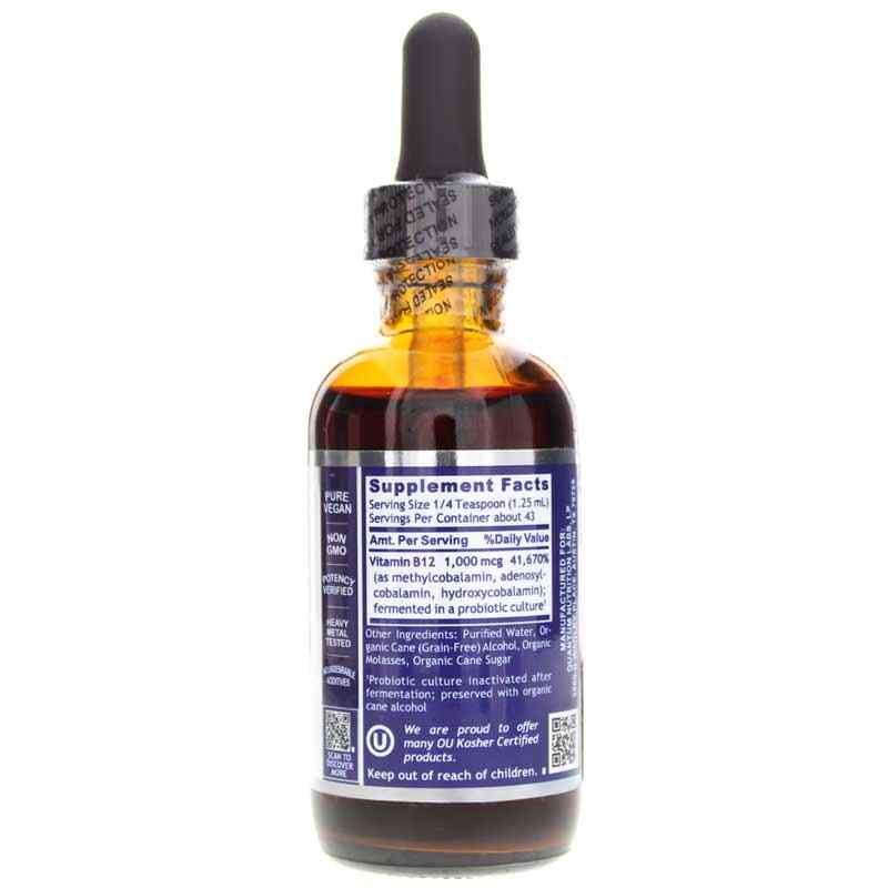 Qultured B12 Liquid, by Quantum Nutrition Labs, image #2