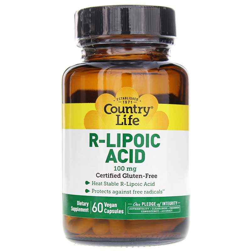 R-Lipoic Acid 100 Mg, by Country Life