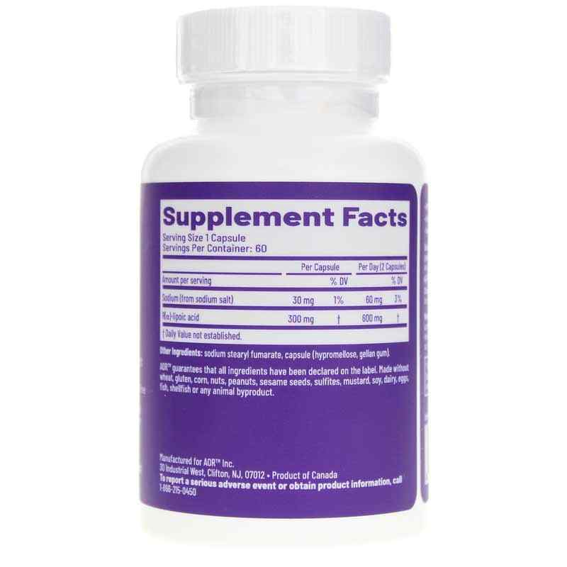 R-Lipoic Acid 300 Mg, by Advanced Orthomolecular Research, image #2