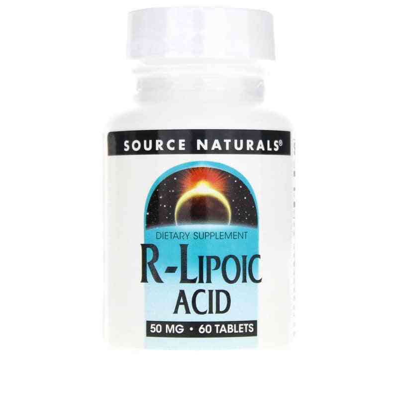 R-Lipoic Acid 50 Mg, 60 Tablets, by Source Naturals